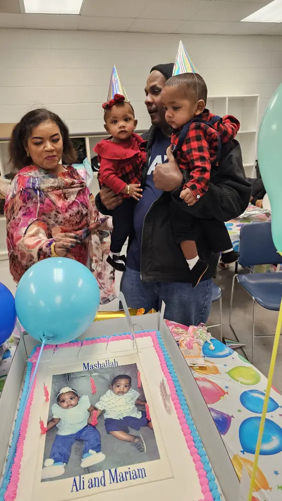 IVF success – twins celebration