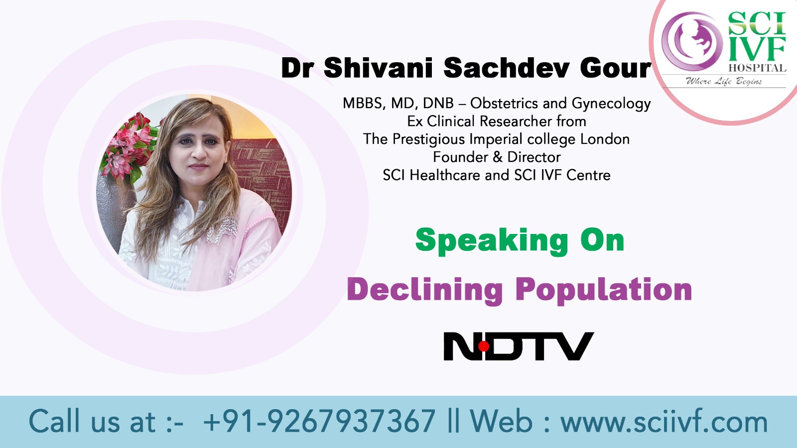 Dr. Shivani Discussed the Population Decline Issue on NDTV