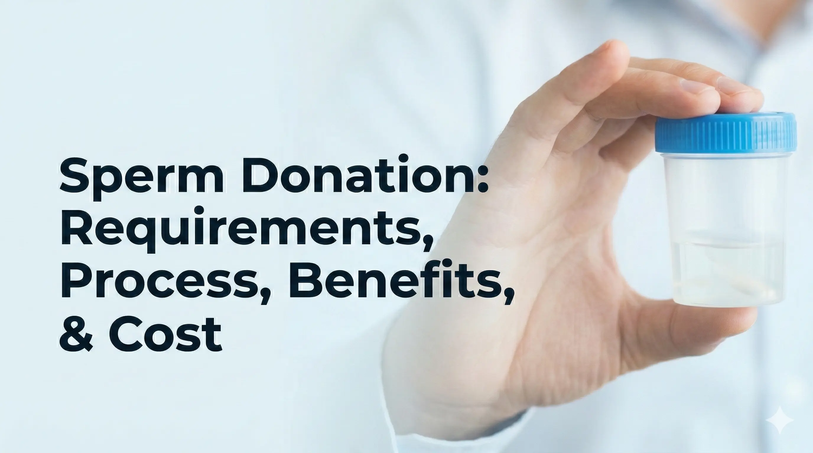 Sperm Donation: Requirements, Process, Benefits, & Cost